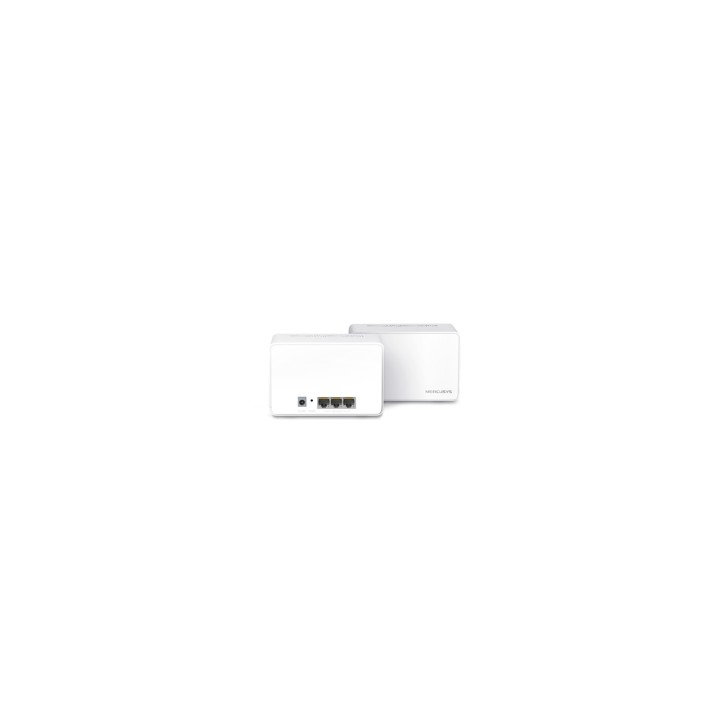 Mercusys Halo H80X(2-pack) Doble banda (2,4 GHz / 5 GHz) Wi-Fi 6 (802.11ax) Blanco 3 Interno