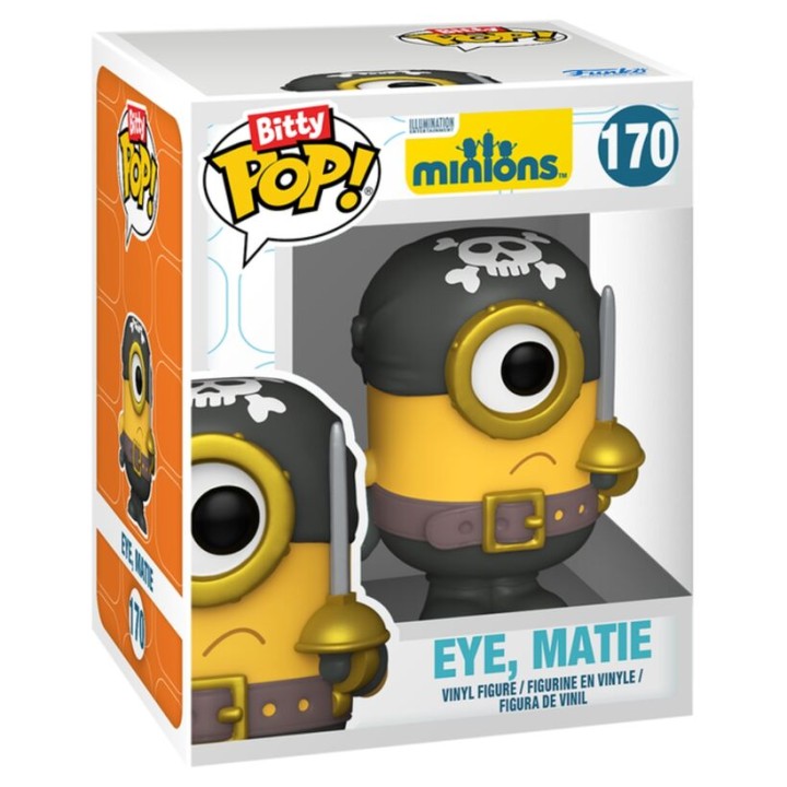 Blister 2 figuras Bitty POP Minions Kevin & Eye