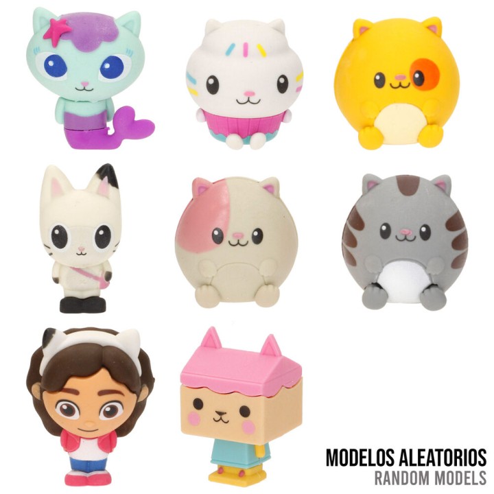 Capsula Puzzle 3D Goma Borrar Palz La Casa de Muñecas de Gabby surtido
