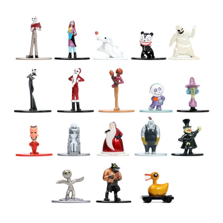 Blister 18 figuras metalfigs Pesadilla antes de Navidad Disney 4cm
