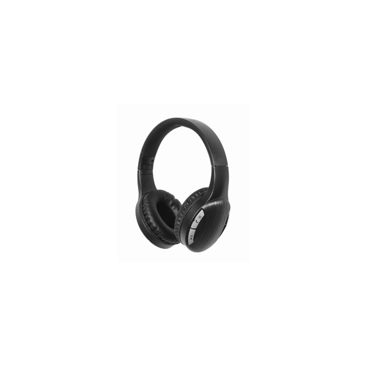 Gembird BTHS-01-BK auricular y casco Auriculares Inalámbrico y alámbrico Diadema Llamadas/Música MicroUSB Bluetooth Negro