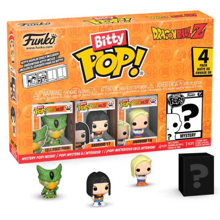 Blister 4 figuras Bitty POP Dragon Ball Z Frieza