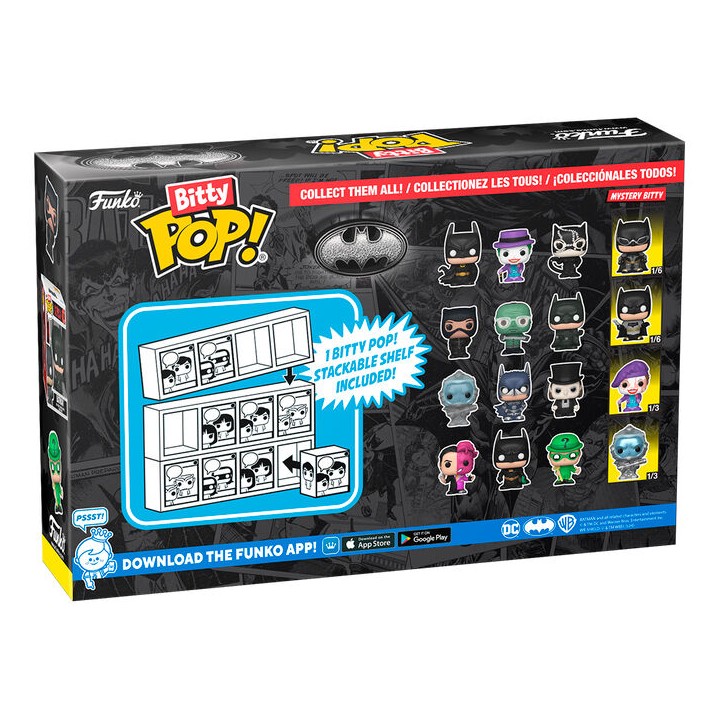 Blister 4 figuras Bitty POP DC Comics Batman 85th Anniversary Mr. Freeze