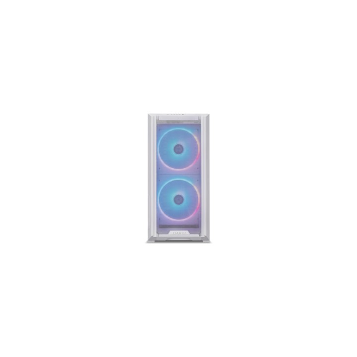 Lian Li LANCOOL 216 Midi Tower Transparente, Blanco