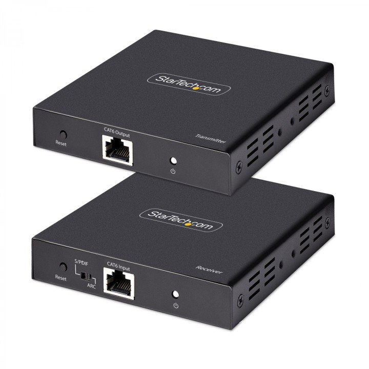 StarTech.com Extensor Alargador HDMI 4K por Cable CAT5/CAT6 Ethernet - Extensor de VÍ­deo 4K 60Hz HDR hasta 70m - Salida de