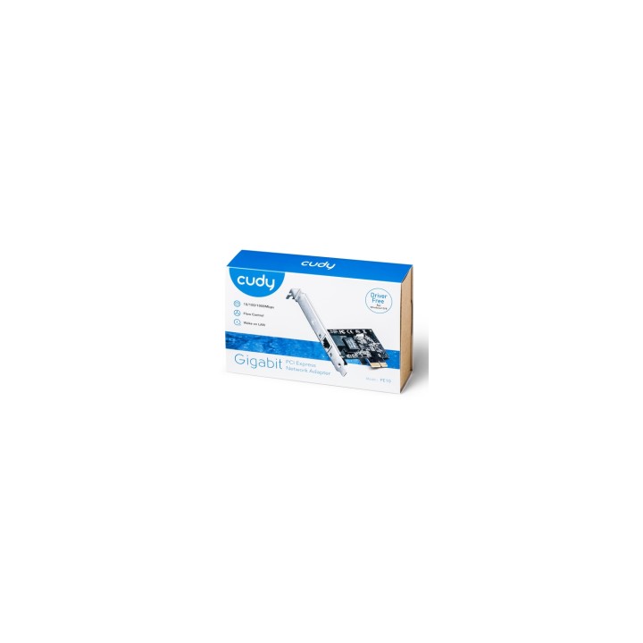Cudy PE10 adaptador y tarjeta de red Interno Ethernet 1000 Mbit/s