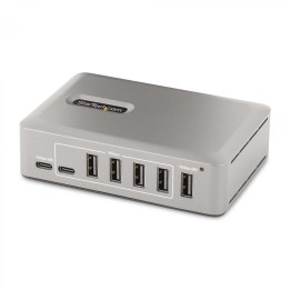 StarTech.com Hub Concentrador USB-C de 10 Puertos - 8x USB-A/2x USB-C - con Fuente de 65W - USB 3.1 10Gbps - Ladrón USB Tipo C
