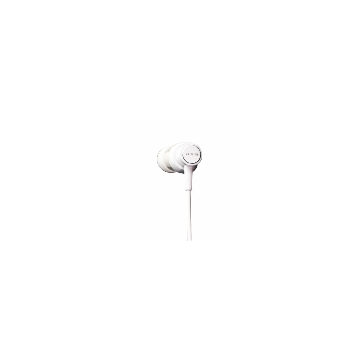 Aiwa ESTM-500WT auricular y casco Auriculares Alámbrico Dentro de oÍ­do Música Blanco