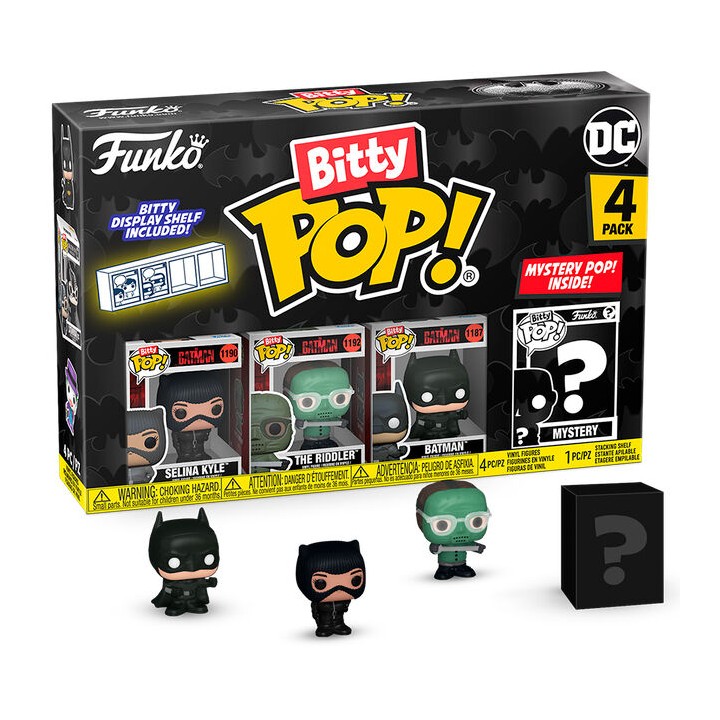 Blister 4 figuras Bitty POP DC Comics Batman Selina Kyle