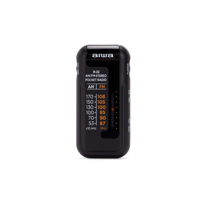 Aiwa R-22BK radio Personal Analógica Negro