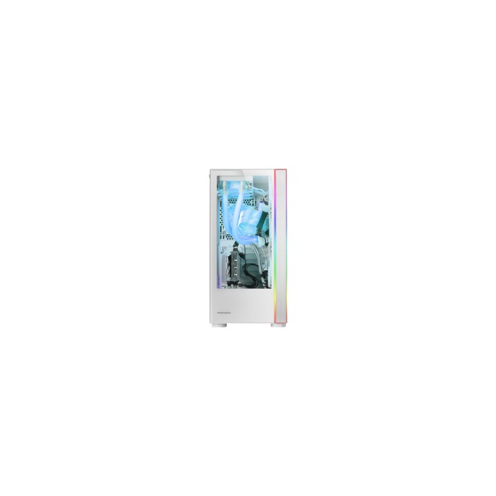 Mars Gaming MC-ULTRA Blanco Torre Gaming Custom XXL E-ATX Doble Tira LED ARGB Doble Ventana Cristal Templado Estructura Cámara