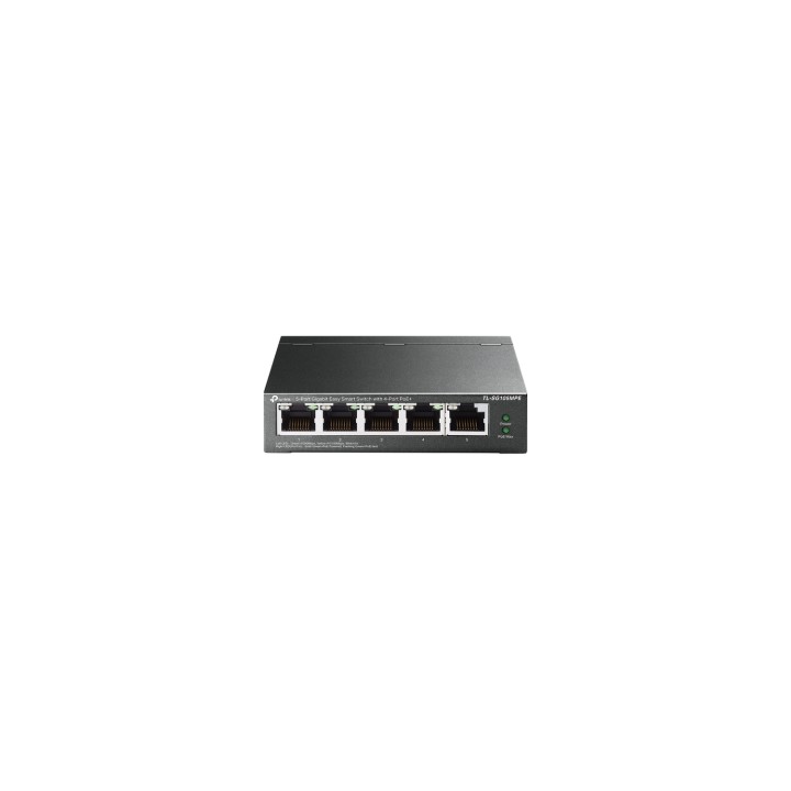 TP-Link TL-SG105MPE switch L2 Gigabit Ethernet (10/100/1000) EnergÍ­a sobre Ethernet (PoE) Negro
