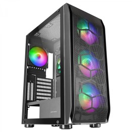 Mars Gaming MC-KX Negro Torre Gaming Premium E-ATX Sistema CPU FREEZER 5 Ventiladores ARGB Ultra-silenciosos Controladora ARGB
