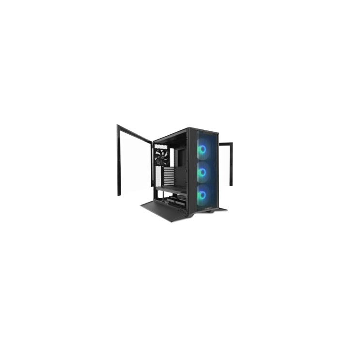 Lian Li LANCOOL III Midi Tower Negro, Transparente