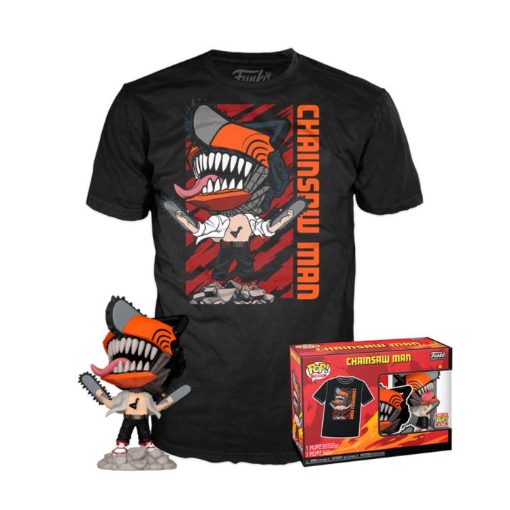 Set figura POP & Tee Leaping Chainsaw Man