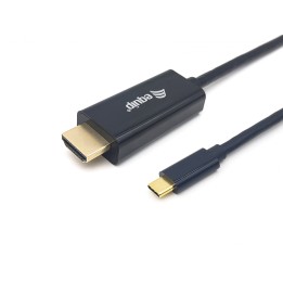 Equip 133412 adaptador de cable de vÍ­deo 2 m USB Tipo C HDMI tipo A (Estándar) Negro