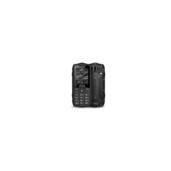 myPhone Hammer Rock 6,1 cm (2.4") 155 g Negro Teléfono con cámara