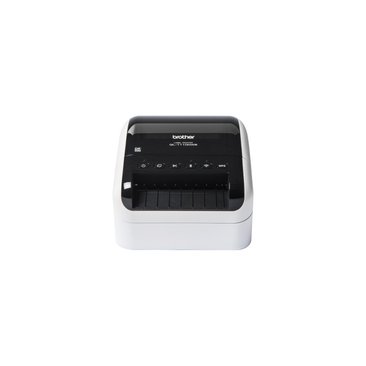Brother QL-1110NWBC impresora de etiquetas Térmica directa 300 x 300 DPI 110 mm/s Inalámbrico y alámbrico DK Wifi Bluetooth