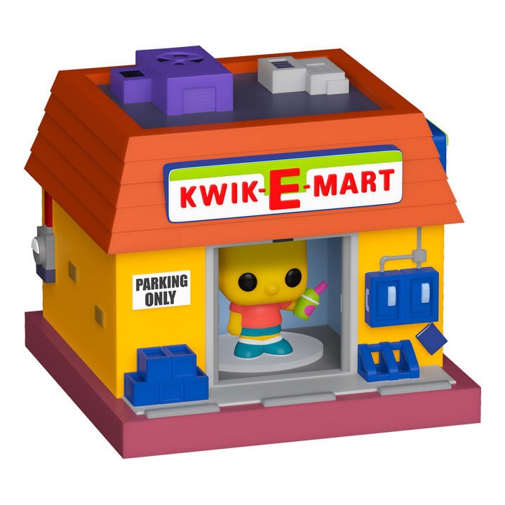 Figura Bitty POP Town Simpsons Bart Simpsons and Kwik-E-Mart