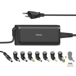 Hama Cargador para portátil con 8 adaptadores de 15-19V/90W
