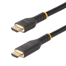 StarTech.com Cable de 10m HDMI Activo - HDMI 2.0 4K 60Hz UHD - Cable de Servicio Pesado - Resistente - con Fibra de Aramida -