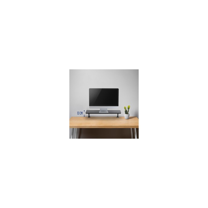 Ewent EW1546 soporte para monitor 86,4 cm (34") Negro Escritorio