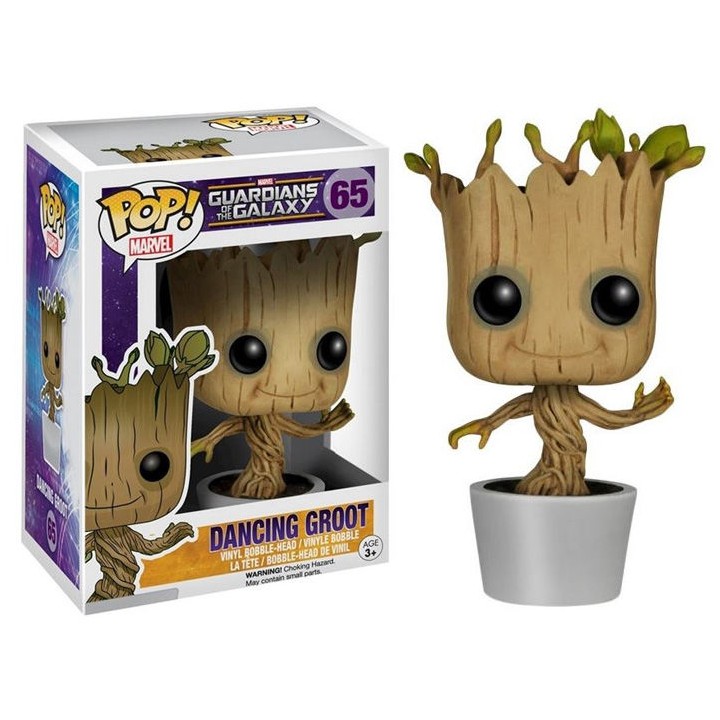 Figura POP Marvel Guardianes de la Galaxia Dancing Groot