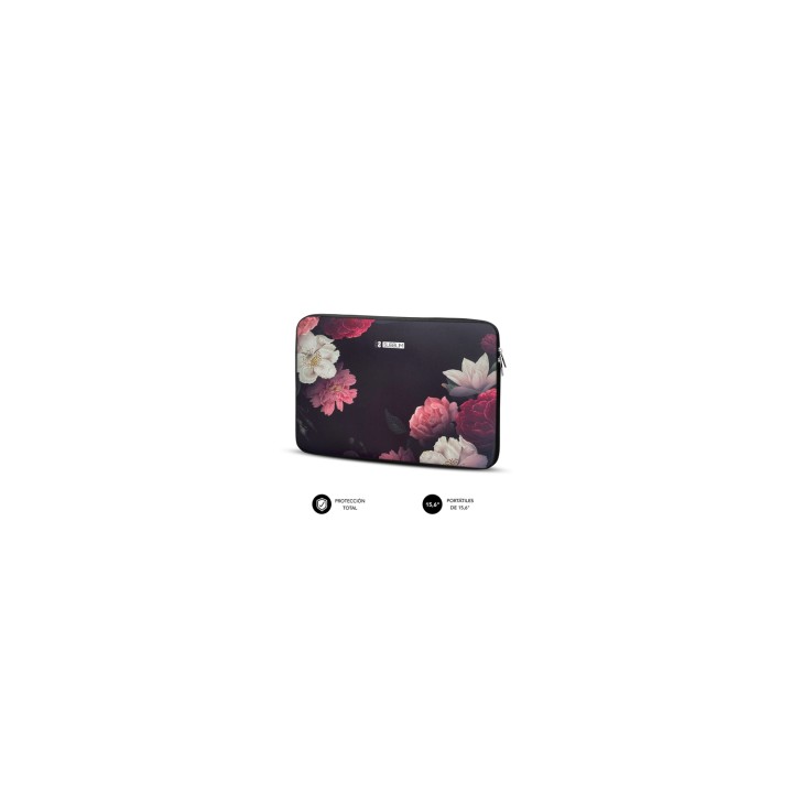 SUBBLIM Funda Ordenador Neopreno Trendy Sleeve Neo Flowers 15,6"