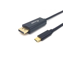 Equip 133426 adaptador de cable de vÍ­deo 1 m USB Tipo C DisplayPort Gris