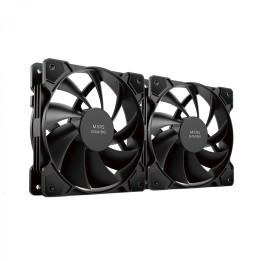 Mars Gaming MFPROX2 sistema de refrigeración para ordenador Carcasa del ordenador Ventilador 12 cm Negro 2 pieza(s)