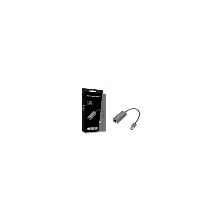 Conceptronic ABBY08G adaptador y tarjeta de red Ethernet 1000 Mbit/s