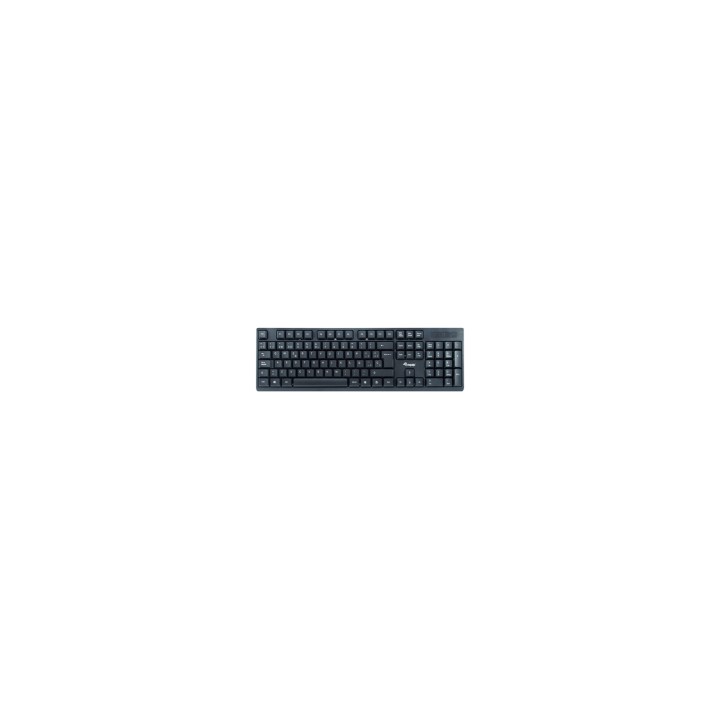 Equip 245221 teclado Ratón incluido RF inalámbrico QWERTY Español Negro