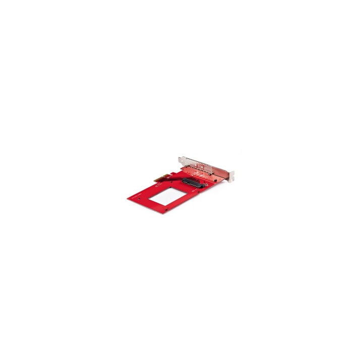StarTech.com Tarjeta Adaptador U.3 a PCIe - Adaptador PCIe 4.0 x4 para SSDs U.3 NVMe de 2,5" - Tarjeta de Expansión PCI Express
