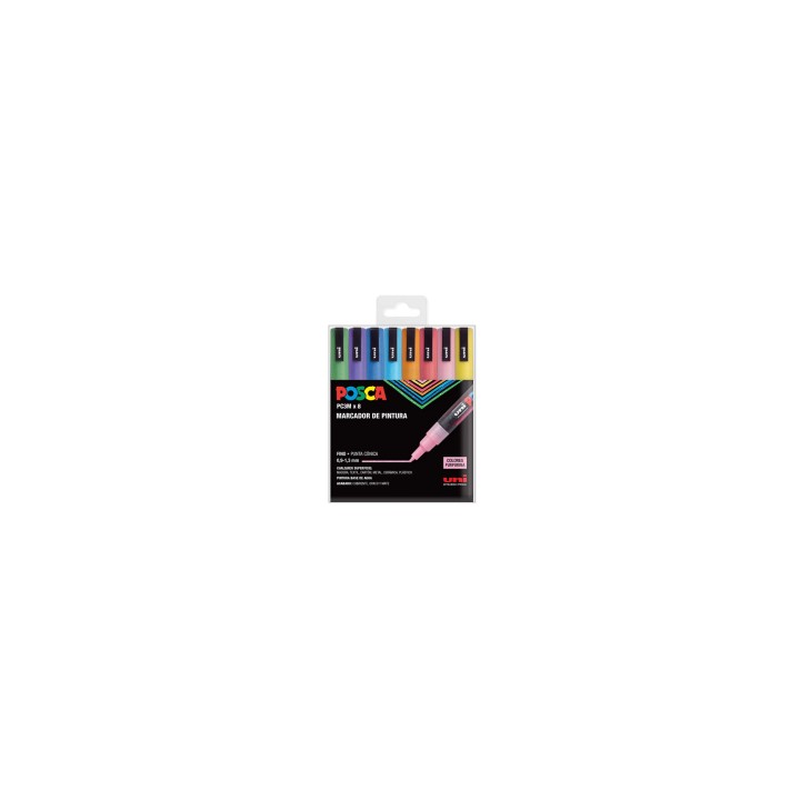 Uni-Ball PC-3M/8C Multicolor 8 pieza(s)