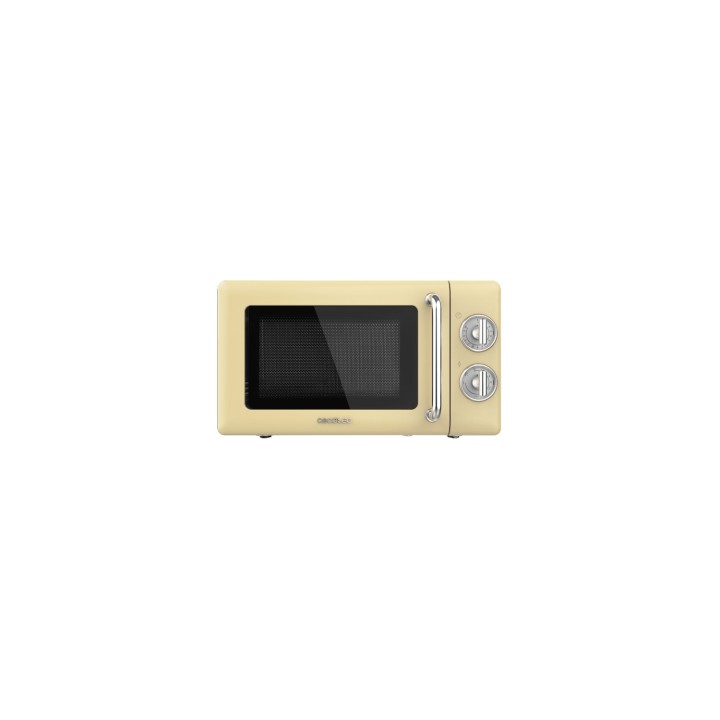 Cecotec 01708 microondas Encimera Microondas combinado 20 L 700 W Beige, Acero inoxidable