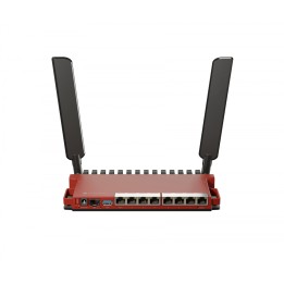 Mikrotik L009UiGS-2HaxD-IN router inalámbrico Gigabit Ethernet Banda única (2,4 GHz) Rojo