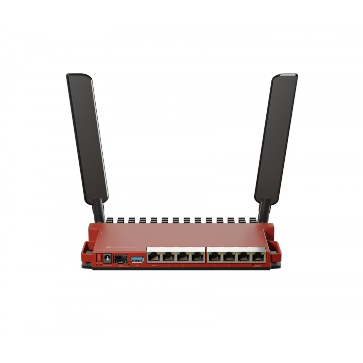 Mikrotik L009UiGS-2HaxD-IN router inalámbrico Gigabit Ethernet Banda única (2,4 GHz) Rojo