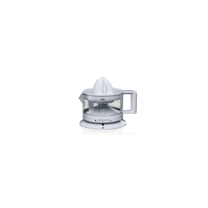 Braun TributeCollection CJ 3000 prensa de cÍ­tricos eléctricos 0,35 L 20 W Transparente, Blanco