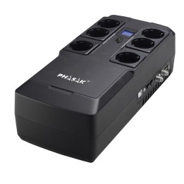 Phasak SAI/UPS 800VA INTERACT KYPTOS PH 9478 sistema de alimentación ininterrumpida (UPS) LÍ­nea interactiva 0,8 kVA 480 W 6