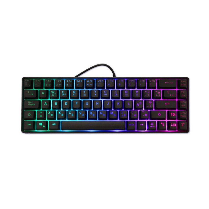 Deep Gaming mini TM065 teclado USB QWERTY Español Negro