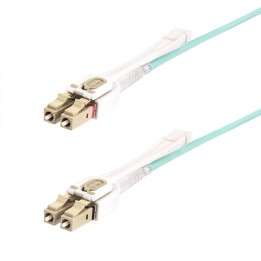 StarTech.com Cable de Fibra Í“ptica Multimodo LC a LC (UPC) OM4 de 5m - con Pestillos - 50/125Âµm - Redes de 100G - Resistente