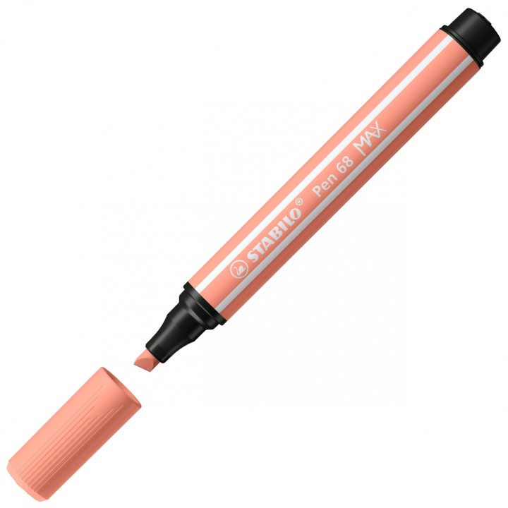 STABILO Pen 68 MAX rotulador Naranja claro 1 pieza(s)