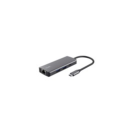 Trust Dalyx USB Tipo C 1000 Mbit/s Plata