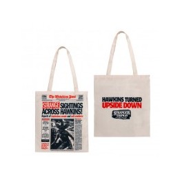 Bolsa Tote Stranger Things Hawkins Turned Upside Down