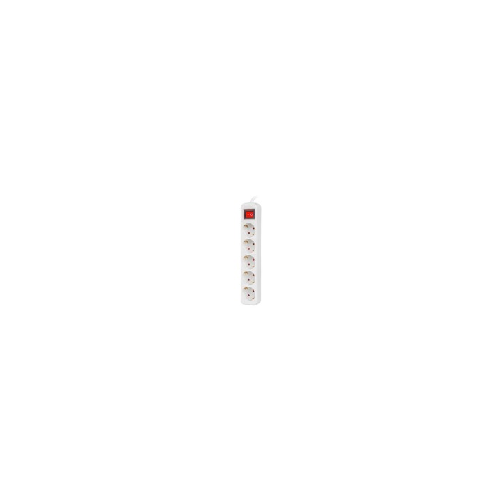 Lanberg PS1-05F-0150-W base múltiple 1,5 m 5 salidas AC Interior Blanco