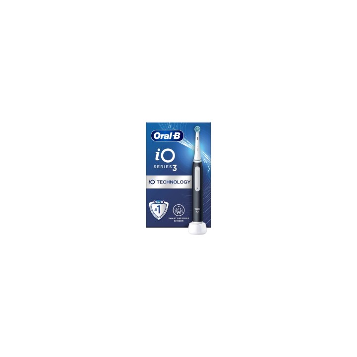 Oral-B iO 3 Matte Adulto Cepillo dental vibratorio Negro, Blanco