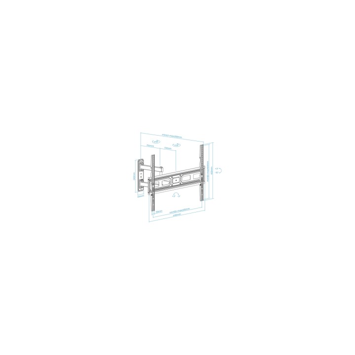 TooQ Soporte de pared para pantallas 37â€- 70â€