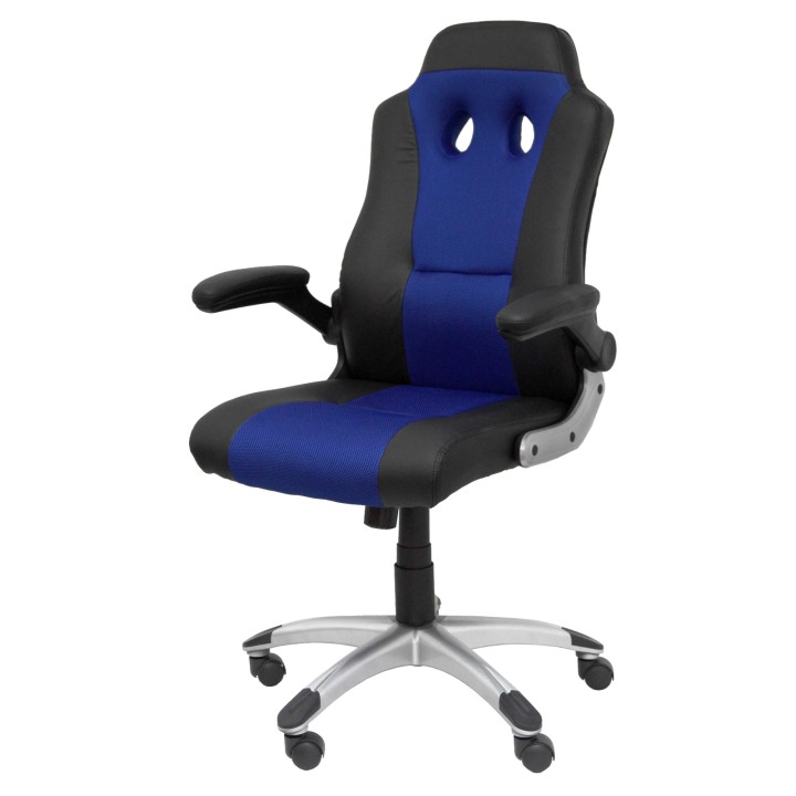 Piqueras y Crespo Silla gaming Talave similpiel negro y azul