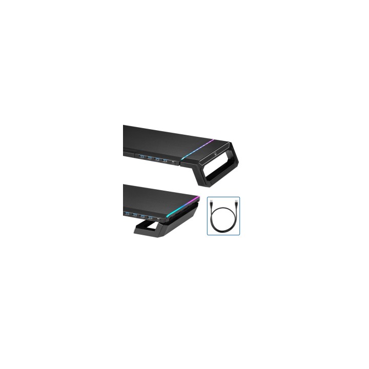 Ewent EW1268 soporte para monitor Negro Escritorio