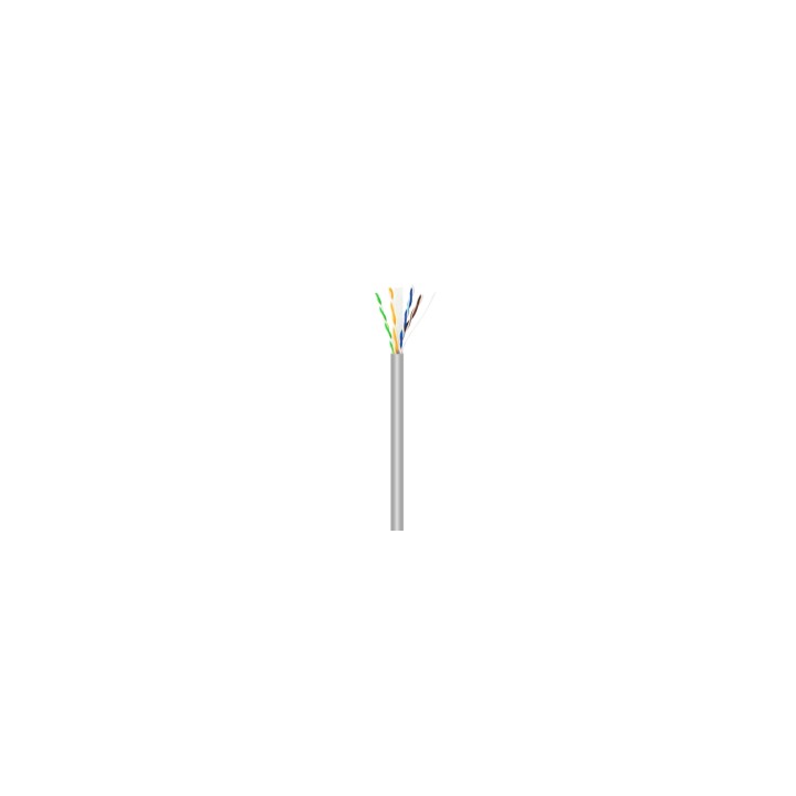AISENS Cable de Red RJ45 Cat.6 UTP Rigido AWG23 CCA (Aleacion), Gris, 500m